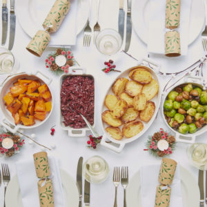 A delicious Christmas Spread, prepared by the Cookery School in London