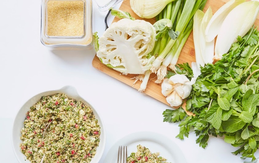 Cookery School's recipe for tabbouleh from the Middle Eastern cooking class